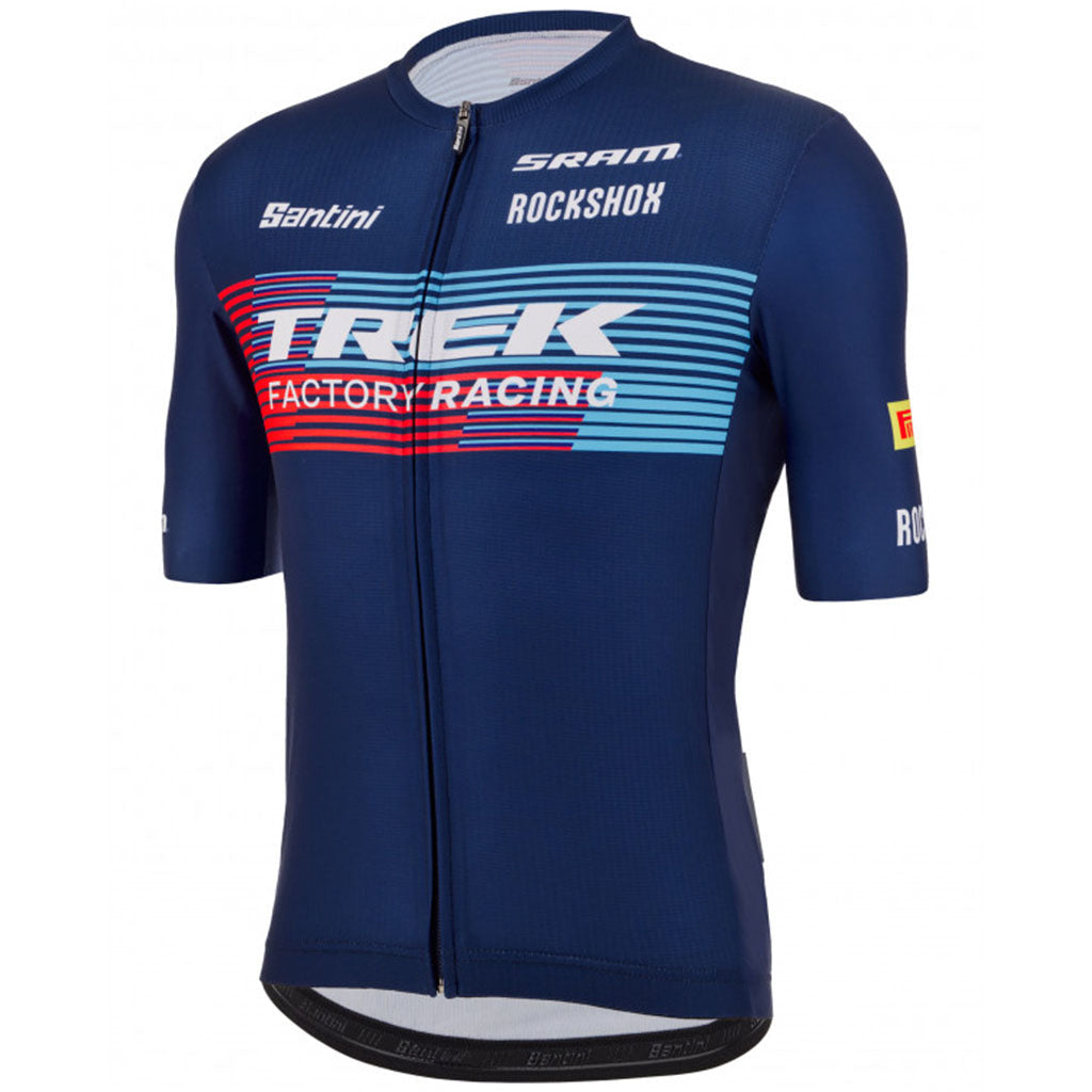 Santini Trek Factory Racing XC Jersey - Navy Blue - Cyclop.in