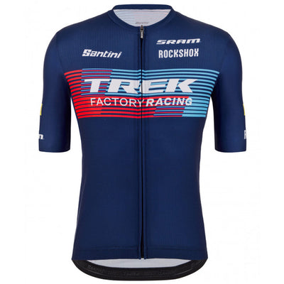 Santini Trek Factory Racing XC Jersey - Navy Blue - Cyclop.in