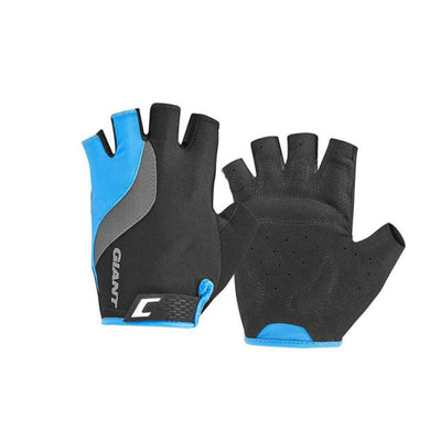 Giant Tour Short Finger Glove - Black/Blue - Cyclop.in