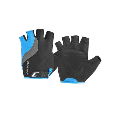 Giant Tour Short Finger Glove - Black/Blue - Cyclop.in