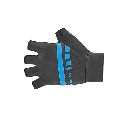Giant Podium Gel Short Finger Glove - Black/Blue - Cyclop.in