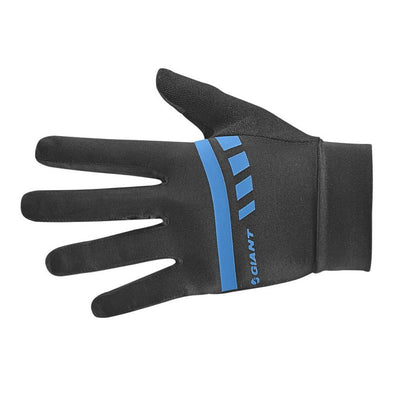 Giant Podium Gel Long Finger Glove - Black/Blue - Cyclop.in