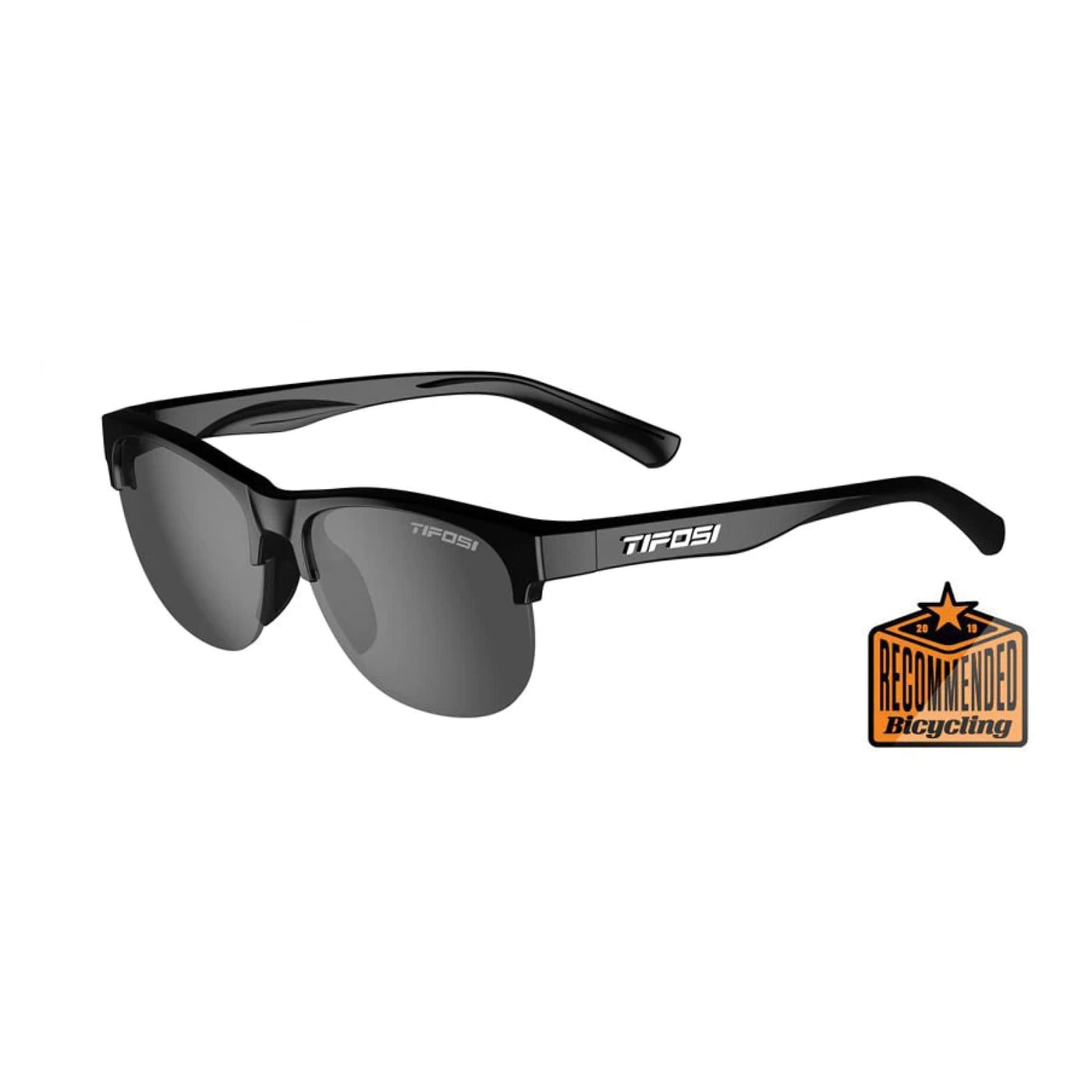 Tifosi Swank Sl Sunglasses - Gloss Black, Smoke - Cyclop.in
