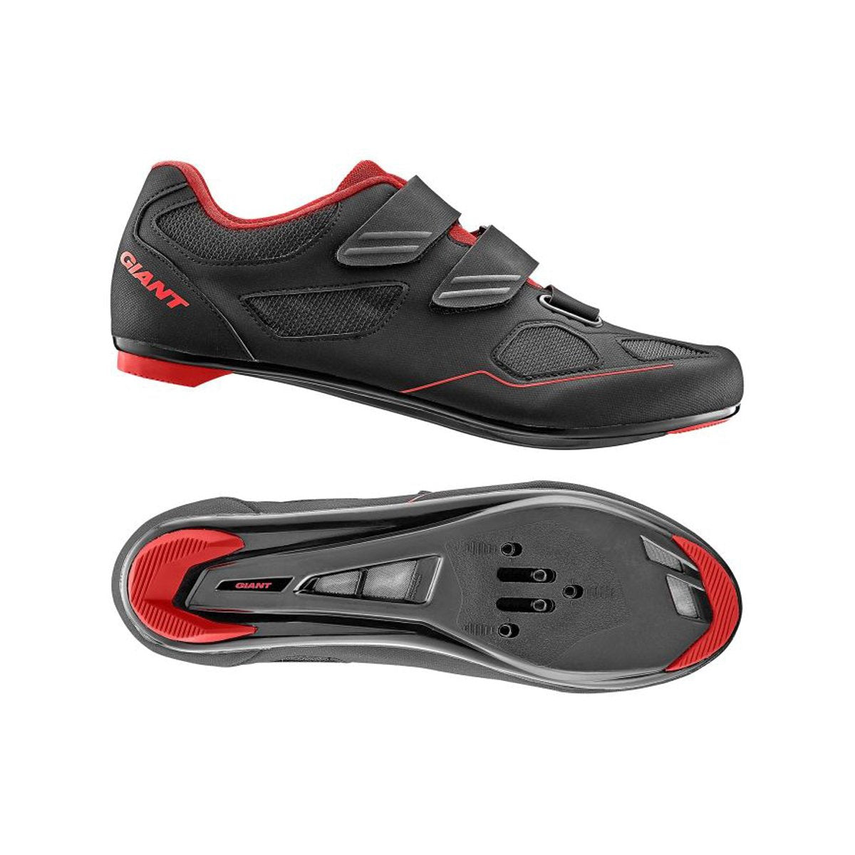Giant Bolt Shoes Eu47 SPD/SPD SL - Black/Red - Cyclop.in