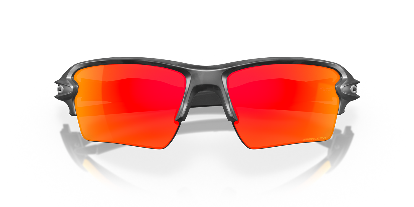 Oakley Flak 2.0 Xl Prizm Ruby Lenses - Black Camo Frame - Cyclop.in