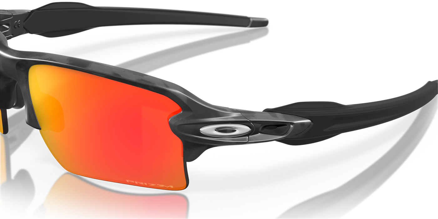 Oakley Flak 2.0 Xl Prizm Ruby Lenses - Black Camo Frame - Cyclop.in