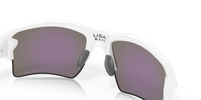 Oakley Flak Prizm Jade Lenses - Polished White Frame - Cyclop.in