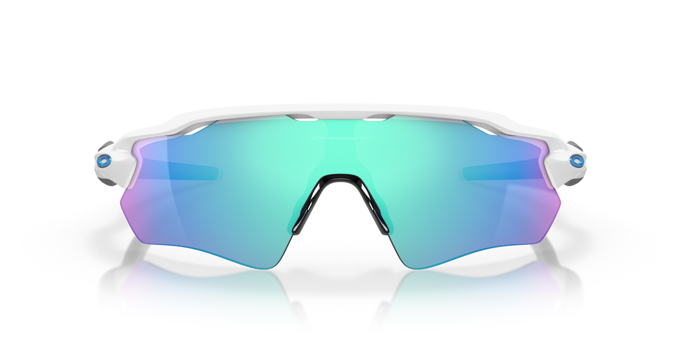 Oakley Radar EV Prizm Sapphire Lenses - Polished White Frame - Cyclop.in