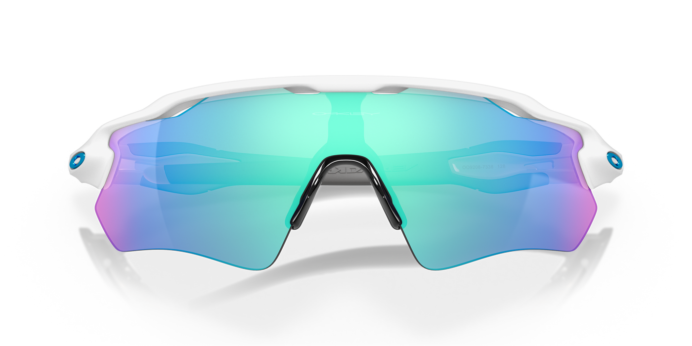 Oakley Radar EV Prizm Sapphire Lenses - Polished White Frame - Cyclop.in