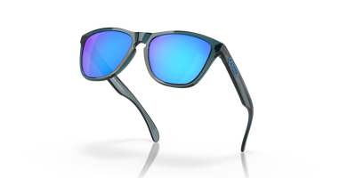 Oakley Frogskins Prizm Sapphire Polarized Lenses - Crystal Black Frame - Cyclop.in