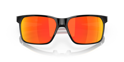 Oakley Portal X Prizm Ruby Polarized Lenses - Polished Black Frame - Cyclop.in