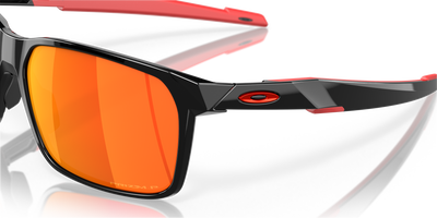 Oakley Portal X Prizm Ruby Polarized Lenses - Polished Black Frame - Cyclop.in