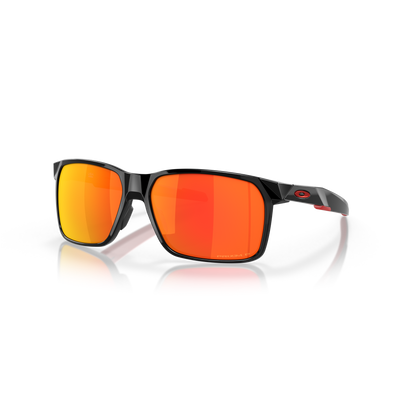 Oakley Portal X Prizm Ruby Polarized Lenses - Polished Black Frame - Cyclop.in