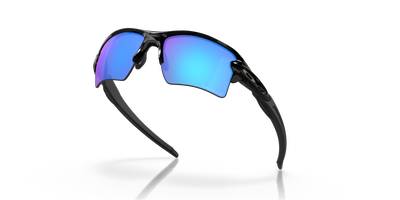 Oakley Flak Prizm Sapphire Polarized Lenses - Polished Black Frame - Cyclop.in