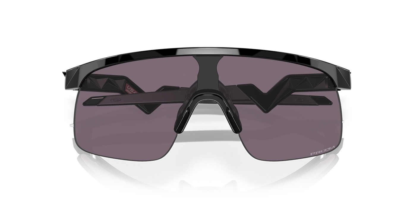 Oakley Resistor Prizm Grey Lenses - Polished Black Frame - (Youth Fit) - Cyclop.in