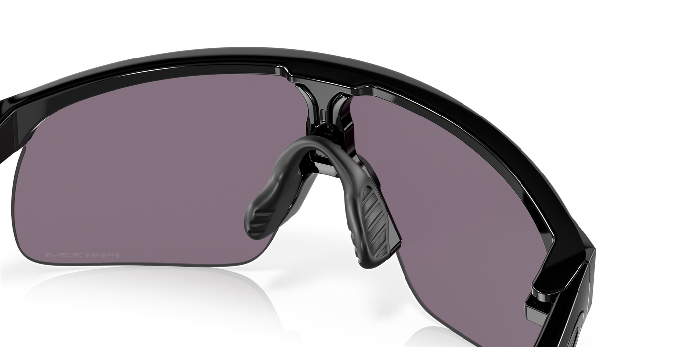 Oakley Resistor Prizm Grey Lenses - Polished Black Frame - (Youth Fit) - Cyclop.in