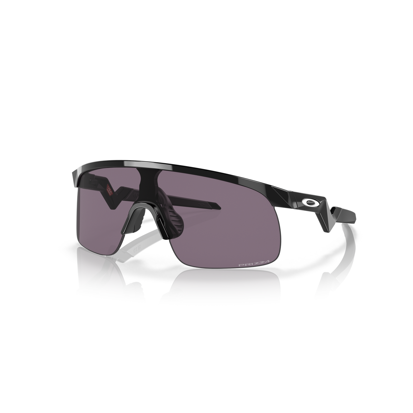 Oakley Resistor Prizm Grey Lenses - Polished Black Frame - (Youth Fit) - Cyclop.in