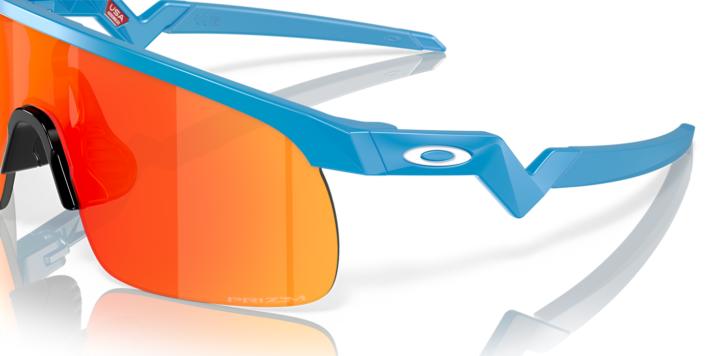 Oakley Resistor Prizm Ruby Lenses - Sky Blue Frame - (Youth Fit) - Cyclop.in