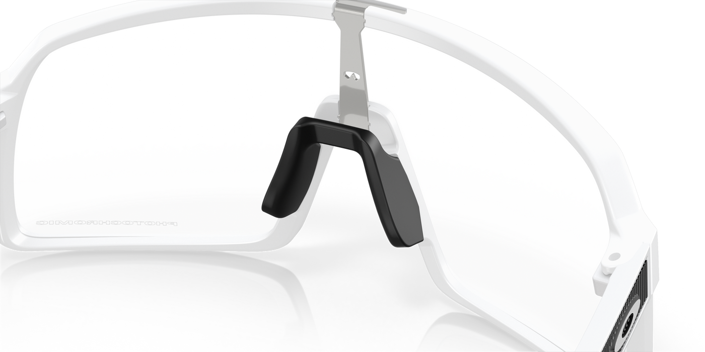 Oakley Sutro White Matte Frame Clear To Black Iridium Photochromic Lenses - Cyclop.in