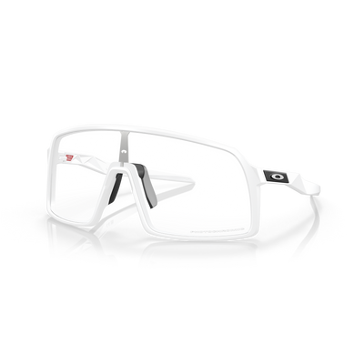 Oakley Sutro White Matte Frame Clear To Black Iridium Photochromic Lenses - Cyclop.in