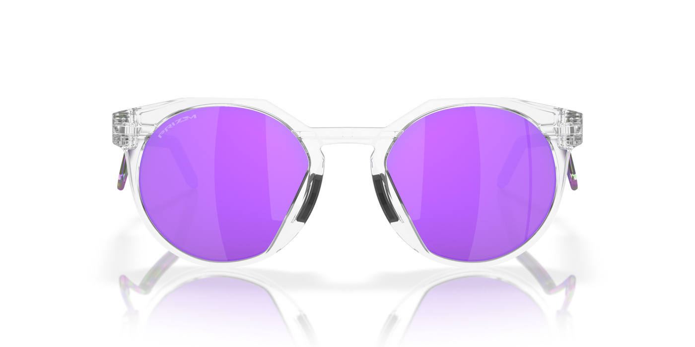 Oakley HSTN Prizm Violet Lenses - Matte Clear Frame - Cyclop.in