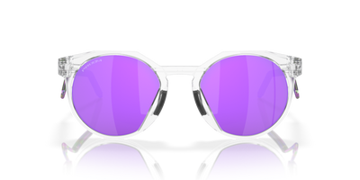 Oakley HSTN Prizm Violet Lenses - Matte Clear Frame - Cyclop.in