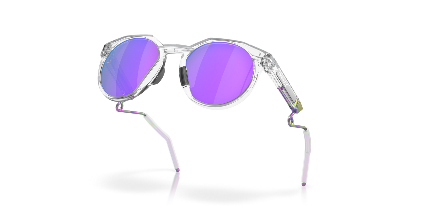 Oakley HSTN Prizm Violet Lenses - Matte Clear Frame - Cyclop.in