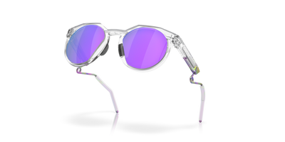 Oakley HSTN Prizm Violet Lenses - Matte Clear Frame - Cyclop.in