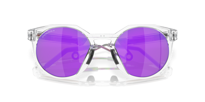 Oakley HSTN Prizm Violet Lenses - Matte Clear Frame - Cyclop.in