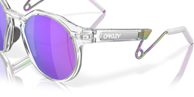 Oakley HSTN Prizm Violet Lenses - Matte Clear Frame - Cyclop.in