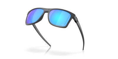 Oakley Leffingwell Maverick Vinales Collection Prizm Sapphire Lenses - Matte Dark Grey Frame - Cyclop.in