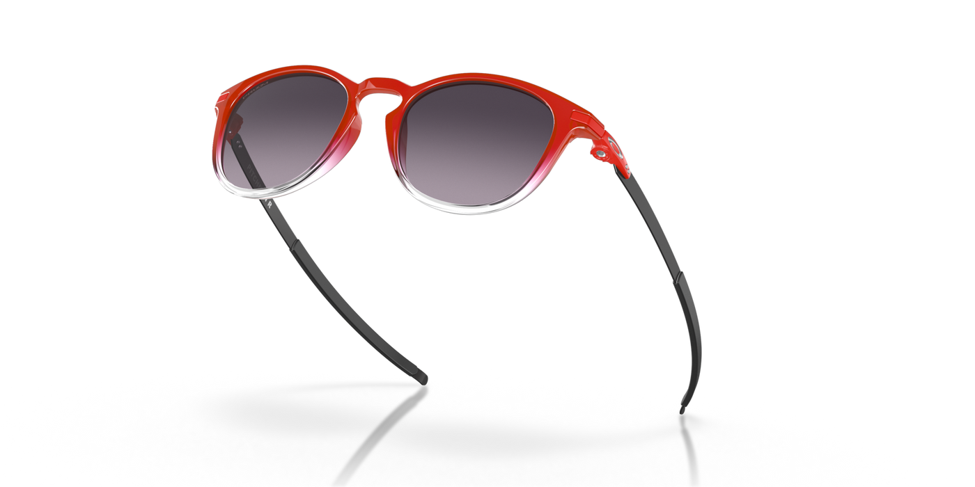 Oakley Pitchman R Fabio Quartararo Prizm Grey Gradient Lenses - Red Fade Frame - Cyclop.in