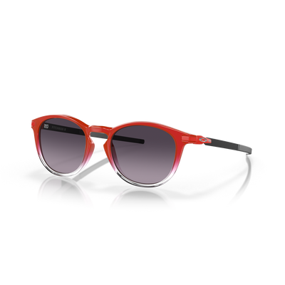 Oakley Pitchman R Fabio Quartararo Prizm Grey Gradient Lenses - Red Fade Frame - Cyclop.in