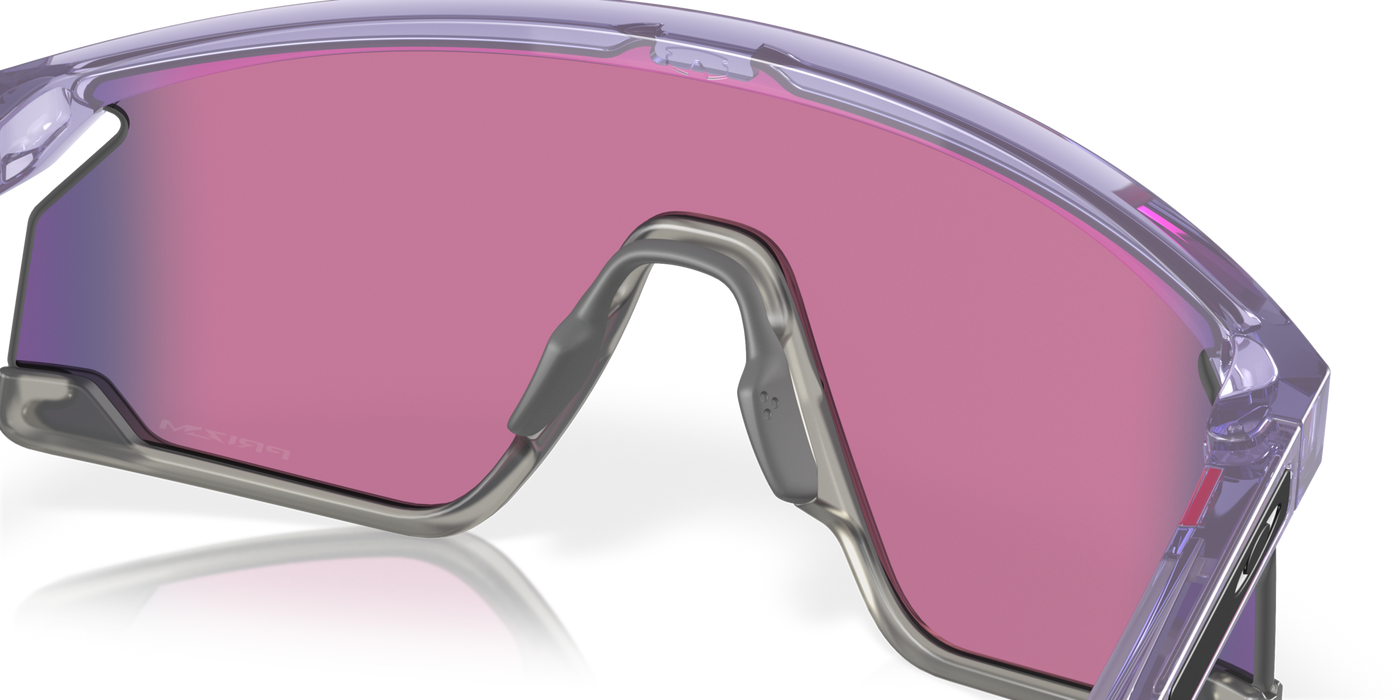 Oakley BXTR Prizm Road Lenses - Translucent Lilac Frame - Cyclop.in