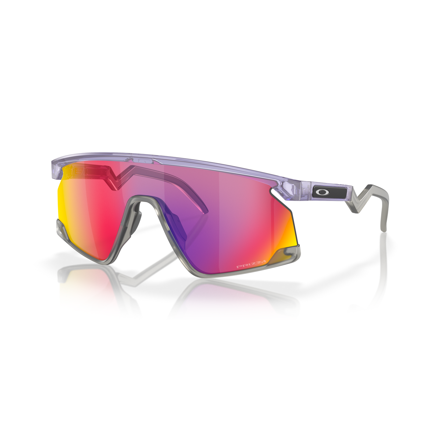 Oakley BXTR Prizm Road Lenses - Translucent Lilac Frame - Cyclop.in