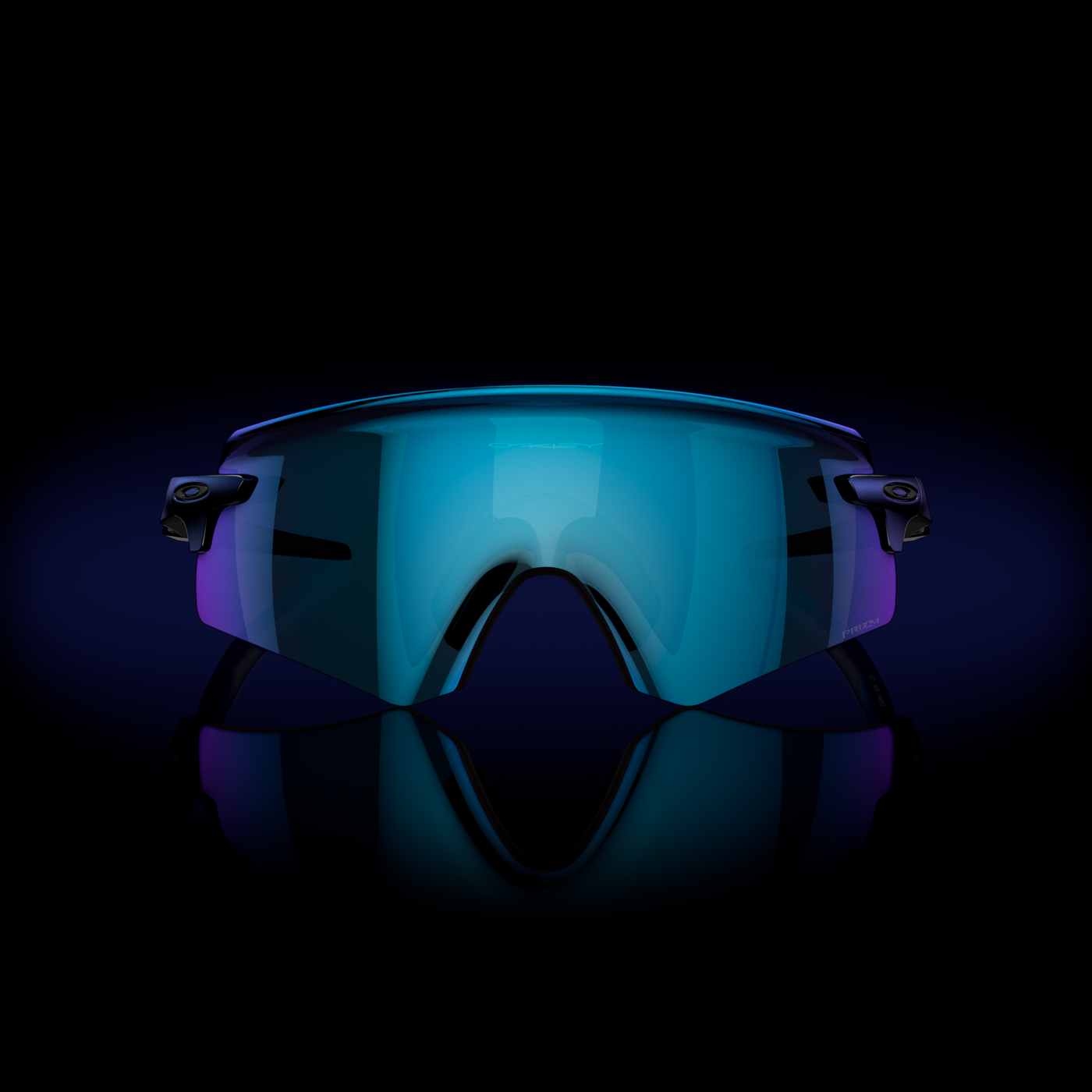 Oakley Encoder Prizm Sapphire Lenses - Matte Cyan/Blue Colorshift Frame - Cyclop.in