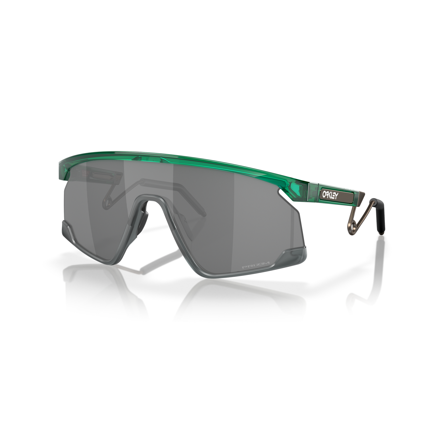 Oakley BXTR Prizm Black Lenses - Transparent Viridian Frame - Cyclop.in