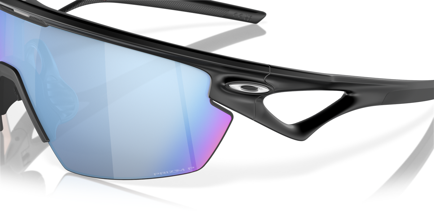 Oakley Sphaera Prizm Deep Water Polarized Lenses - Matte Black Frame - Cyclop.in