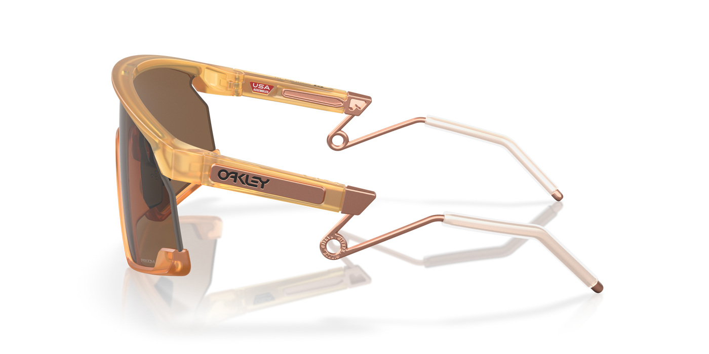 Oakley BXTR Prizm Bronze Lenses - Matte Transparent Light Curry Frame - Cyclop.in