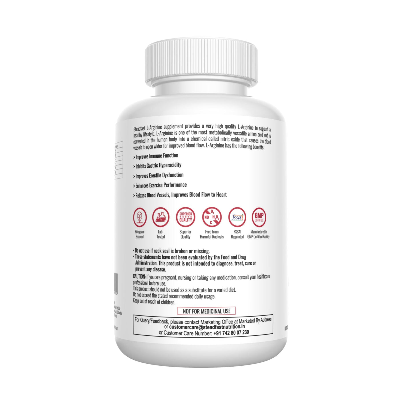 Steadfast Nutrition L- Arginine - Cyclop.in