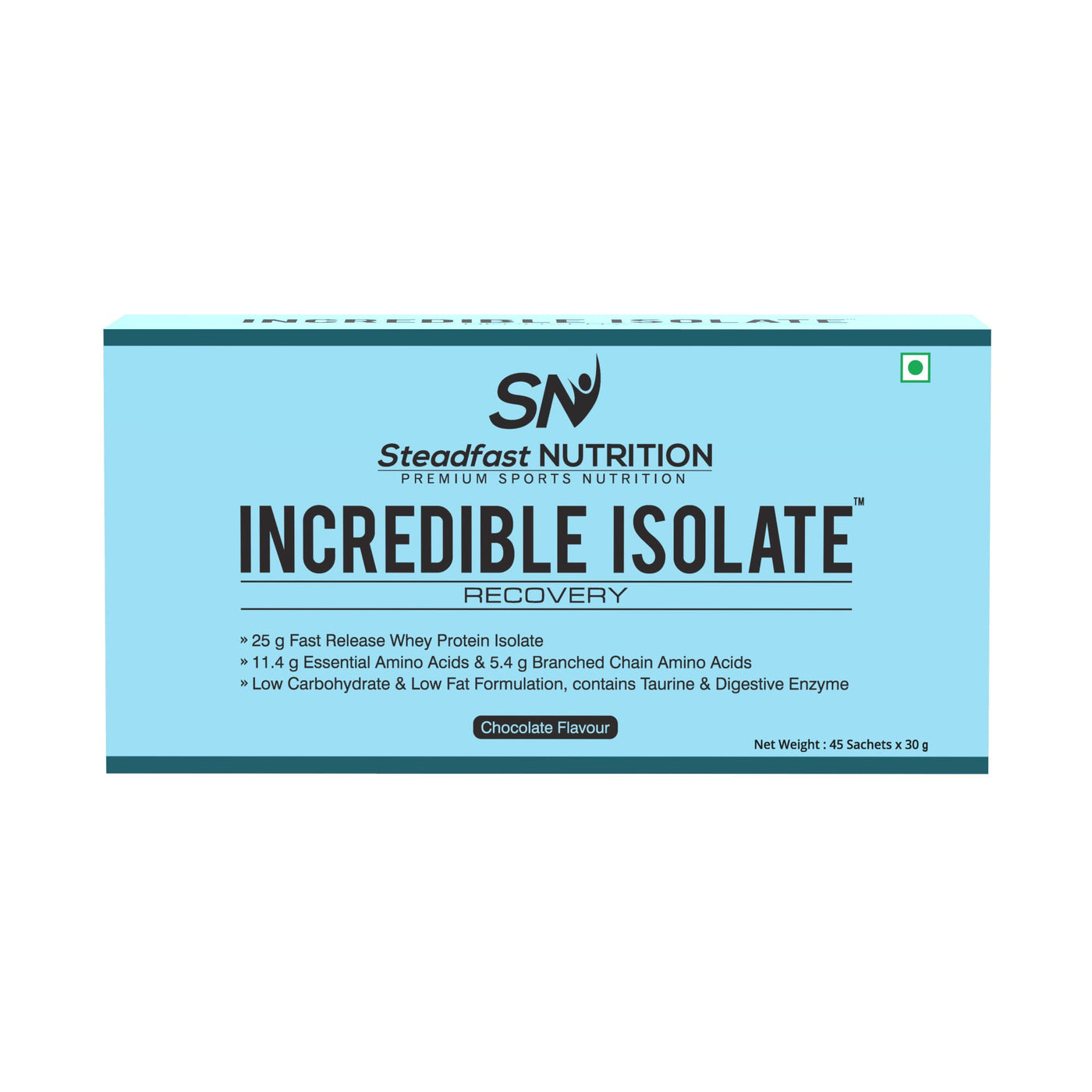 Steadfast Nutrition Incredible Isolate - Chocolate - Cyclop.in