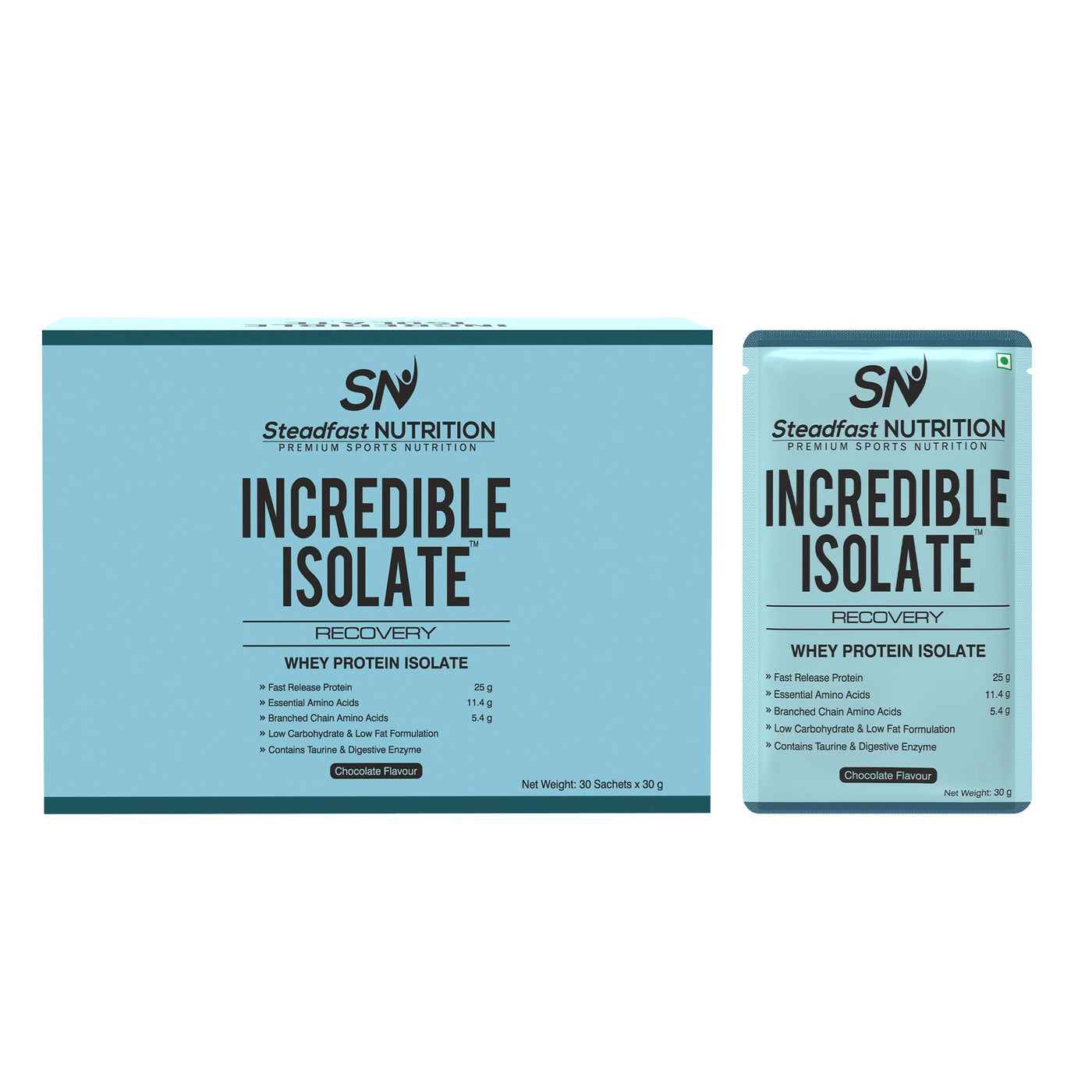 Steadfast Nutrition Incredible Isolate - Chocolate - Cyclop.in