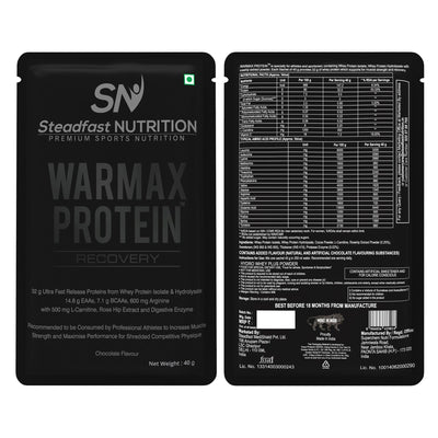 Steadfast Nutrition WARMAX Protein - Chocolate Flavour - Cyclop.in