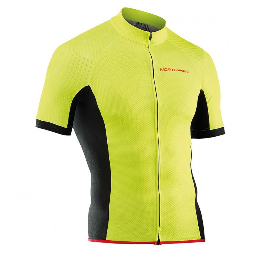 Northwave Force Jersey - Yellow Fluo - Cyclop.in