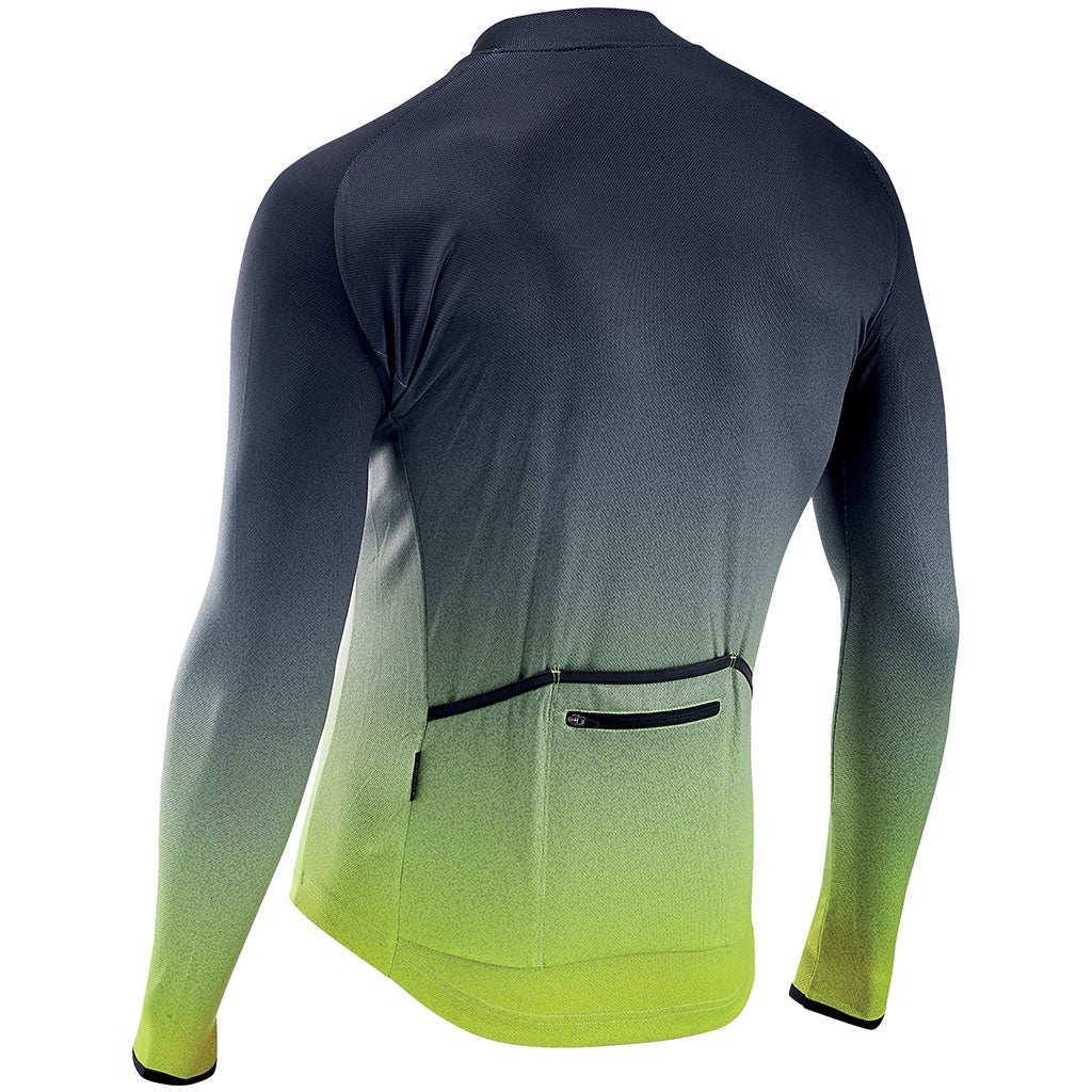 Northwave Blade 3 Long Sleeve Jersey - Anthra/Yellow Fluo - Cyclop.in