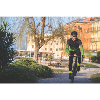 Northwave Blade 3 Long Sleeve Jersey - Anthra/Yellow Fluo - Cyclop.in