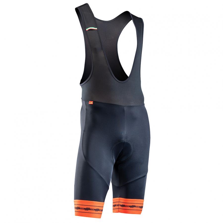 Northwave Wingman Gel Bibshort - Black/Siena Orange - Cyclop.in