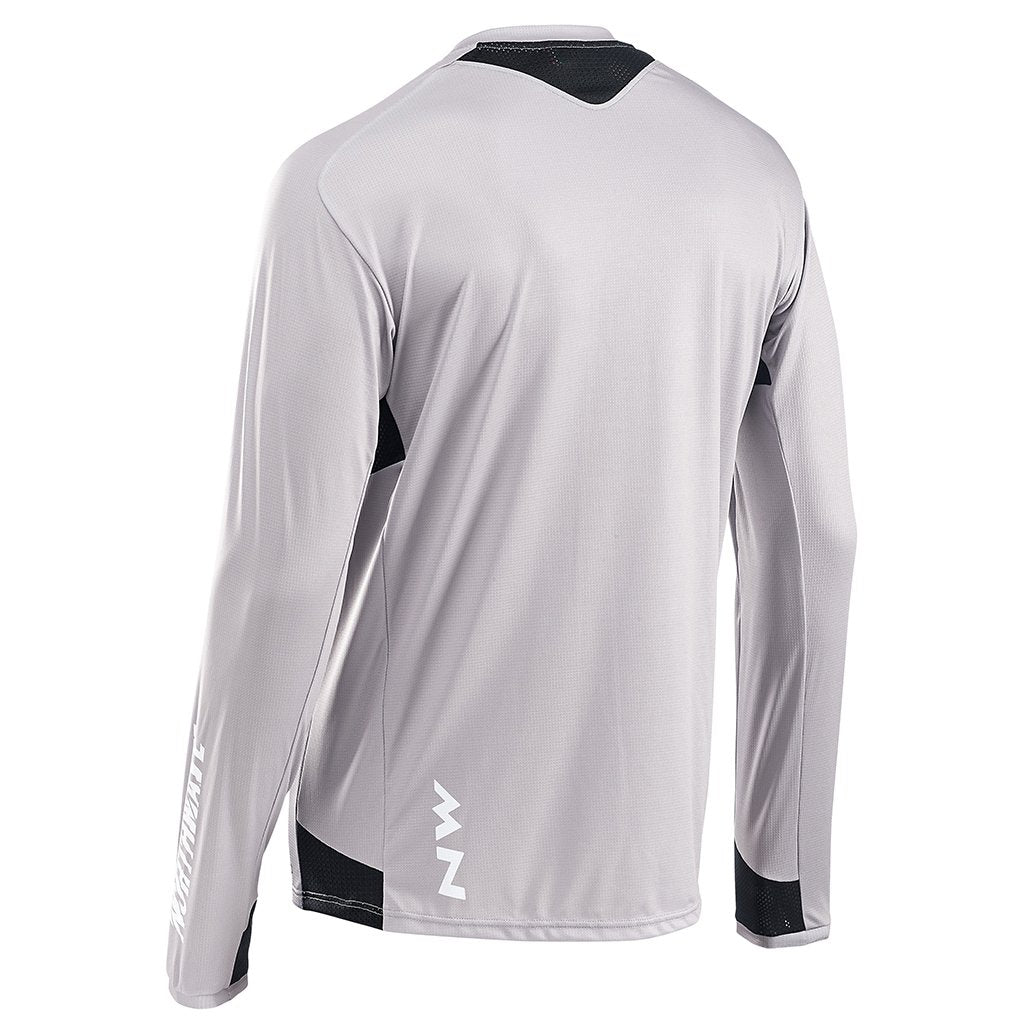 Northwave MTB Edge Jersey Long Sleeve - Dark Gray/Orange - Cyclop.in