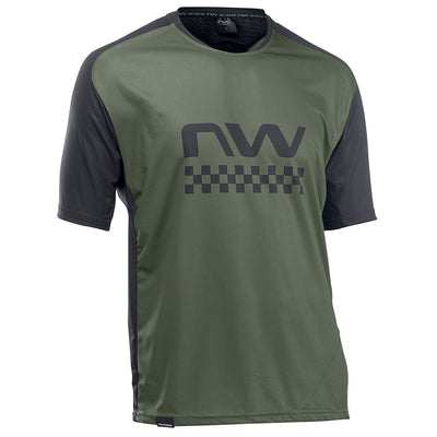 Northwave MTB Edge Jersey - Green Forest/Black - Cyclop.in