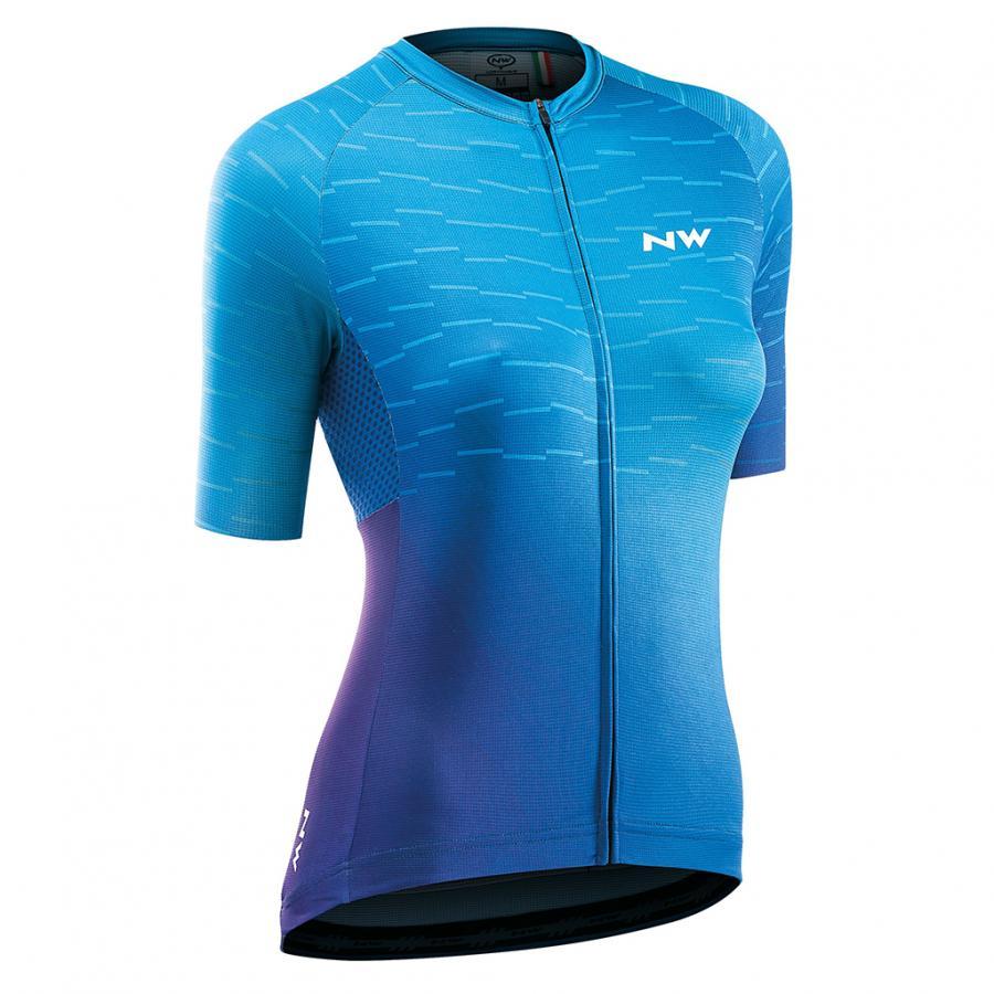 Northwave Blade Womens Jersey Short Sleeve - Purple Blue - Cyclop.in